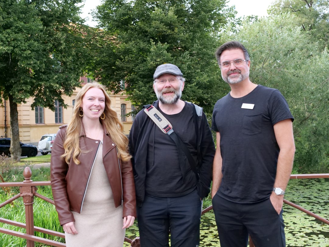 Foto p&aring; SPSM teamet fr&aring;n v&auml;nster till h&ouml;ger, Mira Vestner, Per Hellstr&ouml;m, Anders Lager