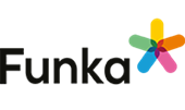 Funka logotyp, länk till startsidan.